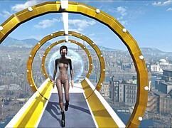 i love this fallout 4 fashion number 206 with cute brunette vibes