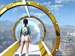 i love this fallout 4 fashion number 206 with cute brunette vibes