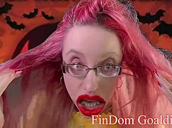 follow my halloween femdom instructions for jerking off
