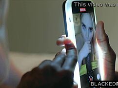 Blacked Blonde Angie Faith Rides Monster BBC