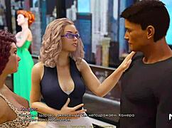 African lioness craves sex in the game.