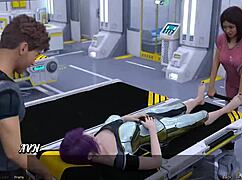 Shy emo girl says, I'm stranded in space and need help.