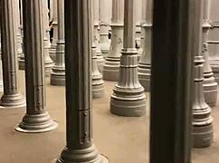 Latina teen Catalina Ossa flashes big cock in night public sex around LA