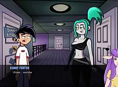 Danny feels intense passion fucking Ember in Amity Park redux