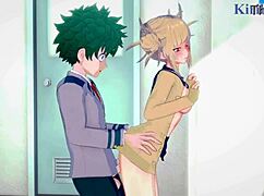 i watched himiko toga and izuku midoriya have intense sex in my hero academia hentai