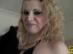 Watch this humiliated UK sub get spanked hard and her ass plowed!