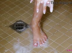 So, this new teen 18+ brunette just showered before her sofa photoshoot, wanna see?