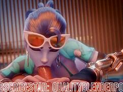 Oh Wow, Watch The Widow Deepthroat That Big Cock On The Beach With Her Huge Tits Bouncing!