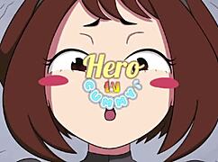 New My Hero Academia scene leaked! Hero gets cummy with big tits uncensored in hentai cartoon!