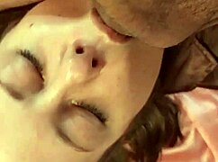 2038tec - french slut in tight brown satin dress satin pink panties stockings and high heels blowjob rimming intense doggystyle