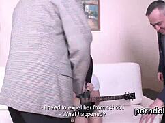 Elegant Girl Seduced by Older Lecturer’s Charm