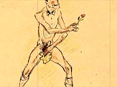 this vintage erotic illustration brings back steamy old-school vibes, right?