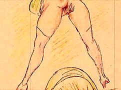 this vintage erotic illustration brings back steamy old-school vibes, right?