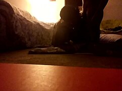 Big Ass Juicy Brown Chick Sucks Cock Then Gets Bent Over And Fucked At Home