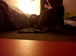 Big Ass Juicy Brown Chick Sucks Cock Then Gets Bent Over And Fucked At Home