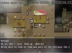 Grace faces humiliation in the labyrinth town game, part 1 of hentai series!