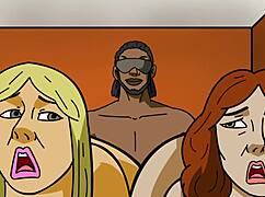 Arab And Pawg Milf Engage In Roleplay With Bbc. Intense Gagging And Choking Action.