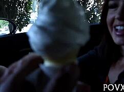 Hot jodi taylor bends over for doggystyle and oral in pov