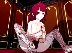 3D hentai features big ass and tits in sex