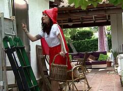 Anal Little Red Riding Hood Screams at Big Dick During Cosplay Deepthroat. What a Wild Ride!