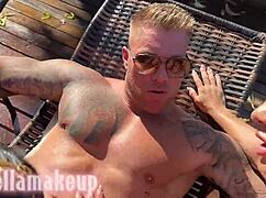 Me and my friend showed this gringo how Brazilian girls fuck hard, he couldn't handle my pussy and her clit! 😜