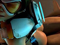 overwatch 3d porn fucking pussy in web chat game