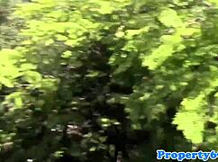 Ebony realtor adrian maya assists client in home viewing