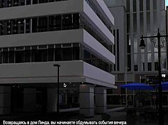 Bound anime whore gets her ass and pussy fucked on the desk, cumshot follows.