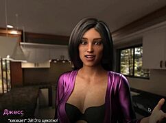 Bound anime whore gets her ass and pussy fucked on the desk, cumshot follows.