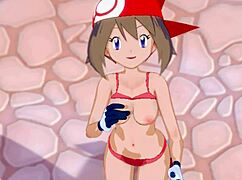 In this hentai, May Haruka congratulates you for being a good trainer, leading to intimate rewards.
