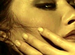 She dances gracefully showing her nude body.