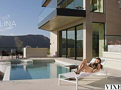 Vixen feisty drama queen Alina enjoys passionate make up sex with her partner