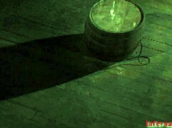 Hot Brunette Maid Masturbates With Toys In Hardcore BDSM Session, Giving Blowjob To Slave