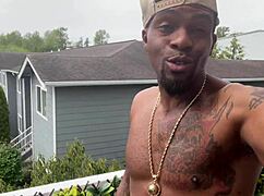 Inked Kinky Brunette Gets Bent Over for Deepthroat! Then Rides Hard.