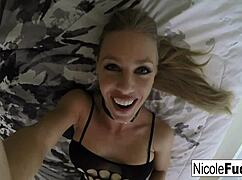 hot nicole's self-shot solo session