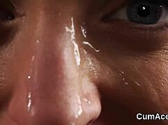 hey, that bombshell swallows all the cum in blowbang 😍