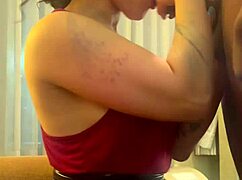 Therapist sucks big black cock monster cum milf latina tattoo