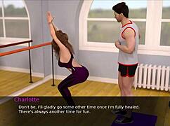 Intense gym fuck with sexy redhead