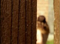 summer days mean spying on big tits outdoors 😍