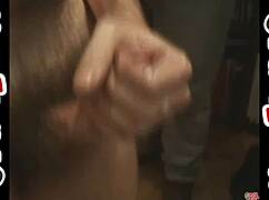 Young teens in classic porn casting start with blowjobs and cumshots