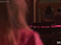 My BFs Stepsisters Love Lesbian Sex in Wild Roleplay