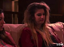 My BFs Stepsisters Love Lesbian Sex in Wild Roleplay