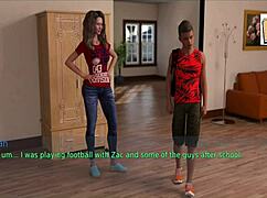 wife and mother-in-law play game