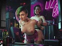 Cyberpunk Scene With Big Tits And Ass Getting Cum From Monster Cock