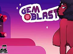 Pearls Receives Cake Gem Blast with Big Tits Ass Face Sitting and Monster Cock Creampie