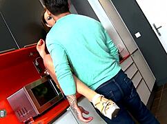 Tina kay fucking hard her lazy spanish boyfriend