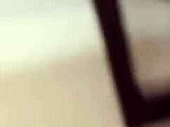 Busty brett masturbates in her red high heels