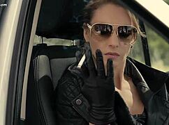 In the Car Waiting for a Ride