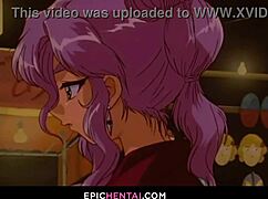 In this hentai, Mahoko experiences her first time with licking and big tits involved