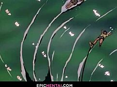 In this hentai, Mahoko experiences her first time with licking and big tits involved